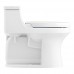 KOHLER K-8687-0 San Souci Touchless Comfort Height 1.28 Gpf Compact Elongated Toilet with Aquapiston Flush Technology and Purefresh Seat  White - B01C66CKXU